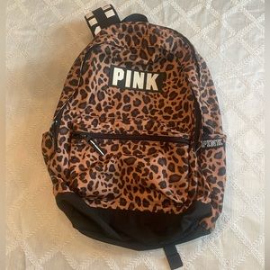 Cheetah print PINK Victoria’s Secret backpack